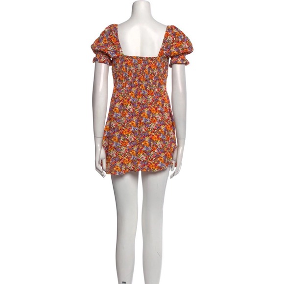 FAITHFULL THE BRAND Iris Meja Floral Mini Babydoll Dress Shay Mitchell Ditsy 2 - Picture 3 of 9